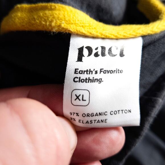 Pact Organic Cotton Trousers Neutral Size XL Earthy Minimalist Relaxed Fit - Picture 8 of 10